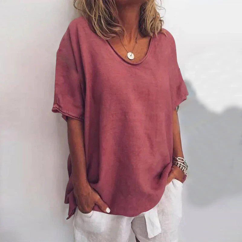 Comfortabel los shirt voor dames