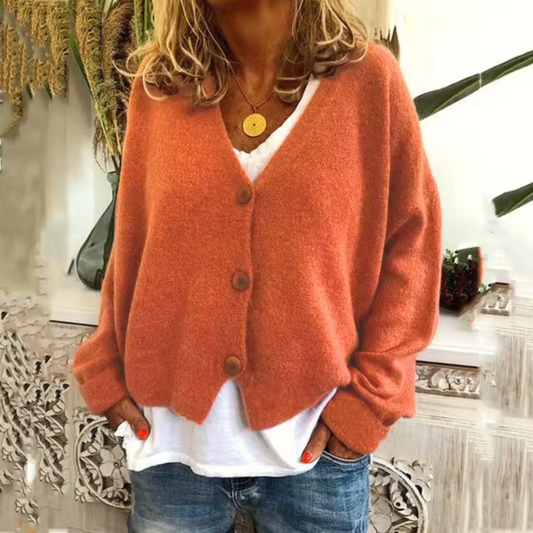 Cosima - Comfortabel Vest met Klassieke Knopen