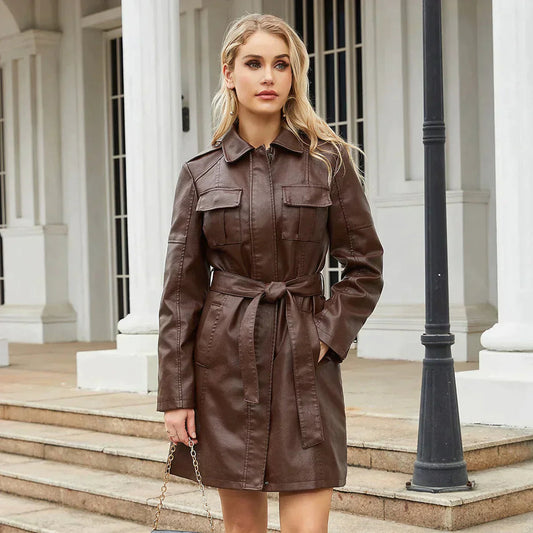 Courtney - Stijlvolle Must-Have Leren Jas