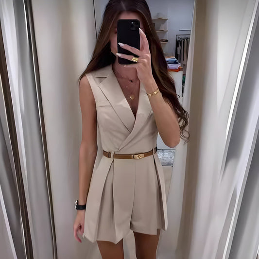 Deandra - Stijlvolle Mouwloze Jumpsuit