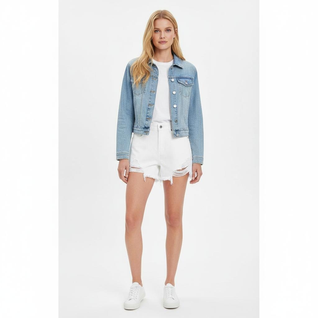 Dames High-Waisted Shorts – Casual, Geschikt voor Zomer en Dagelijks Gebruik