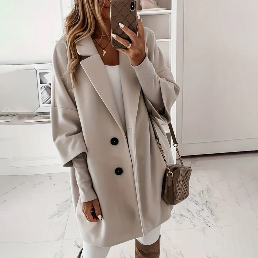 Deyana herfstjas dames | Luxueuze jas met elegant silhouet en moderne details