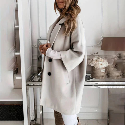 Deyana herfstjas dames | Luxueuze jas met elegant silhouet en moderne details