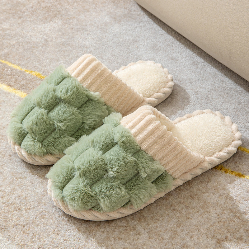 Nova Cozy Slippers | Dames pluche pantoffels met antislip zool en verdikte isolatie