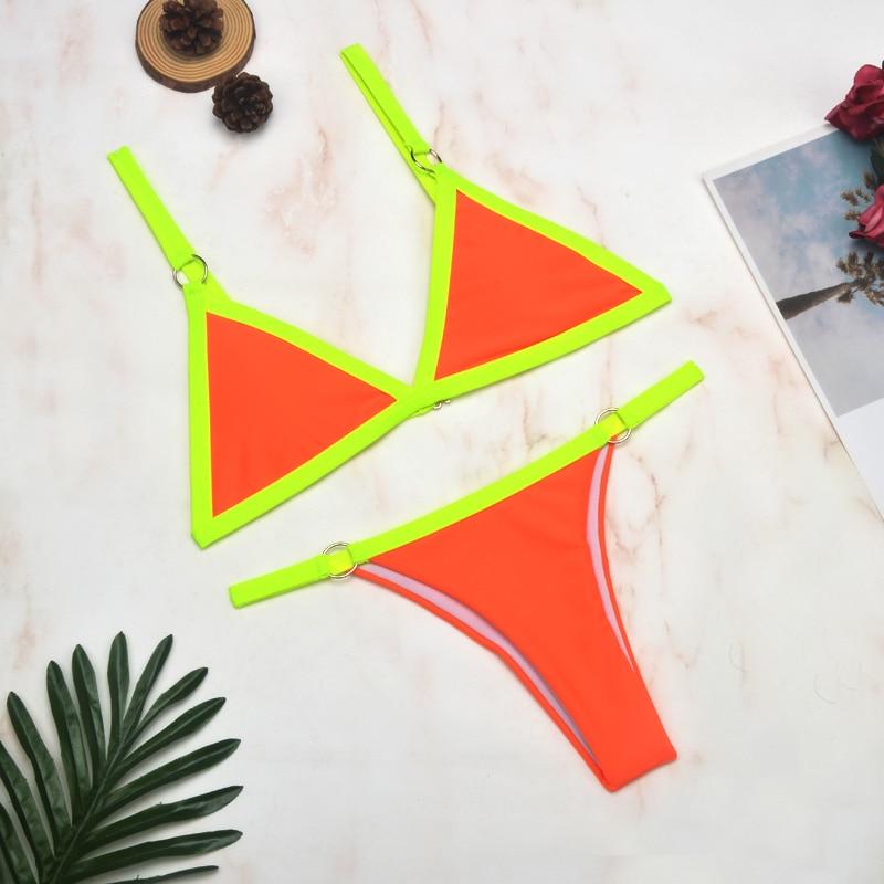 Gerdina | Dames Triangel Bikini Set met Verstelbare Bandjes – Tijdloze Chic