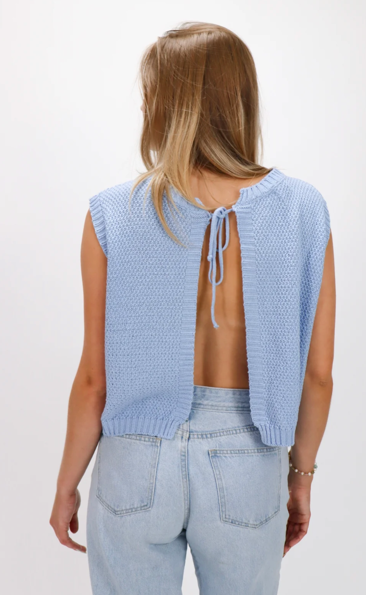 Ebony - Trendy Gebreide Top
