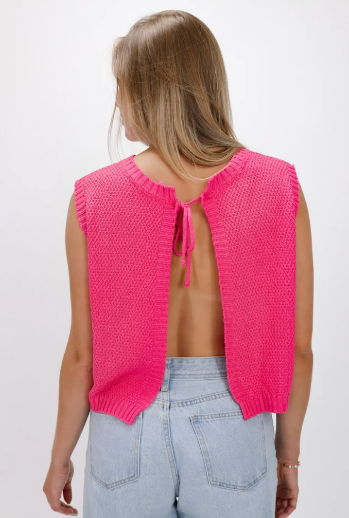 Ebony - Trendy Gebreide Top