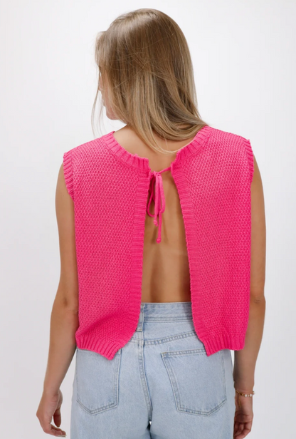 Ebony - Trendy Gebreide Top
