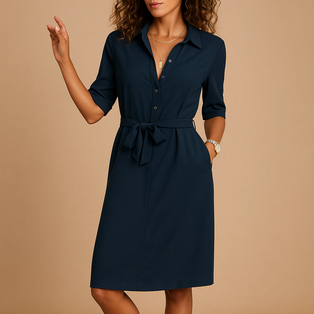 Denise | Dames jurk met moderne elegantie en flatterende pasvorm