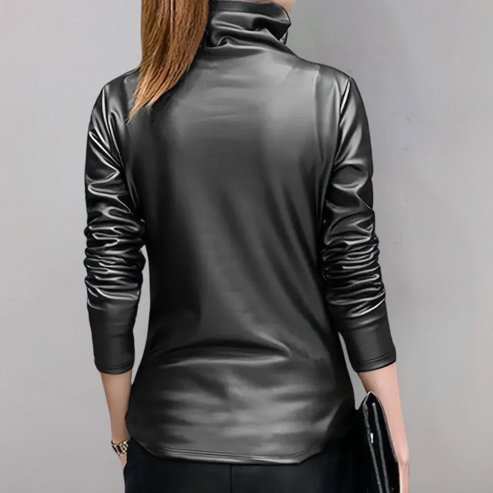 Metallic top voor dames