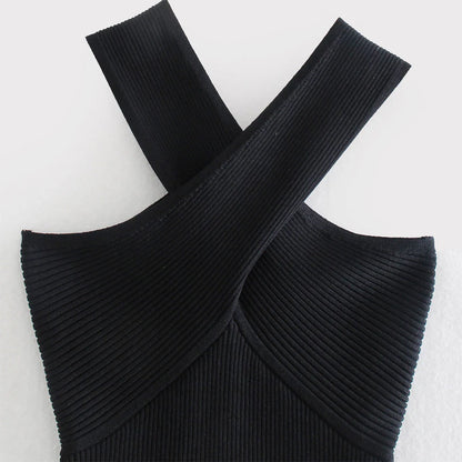Elegante top met gekruiste band