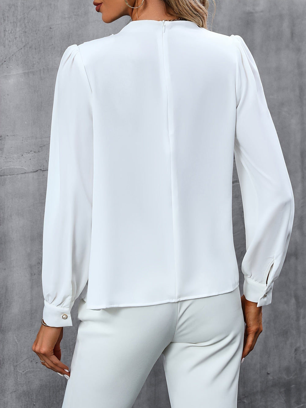 Elva - Gegolfde Blouse Dames