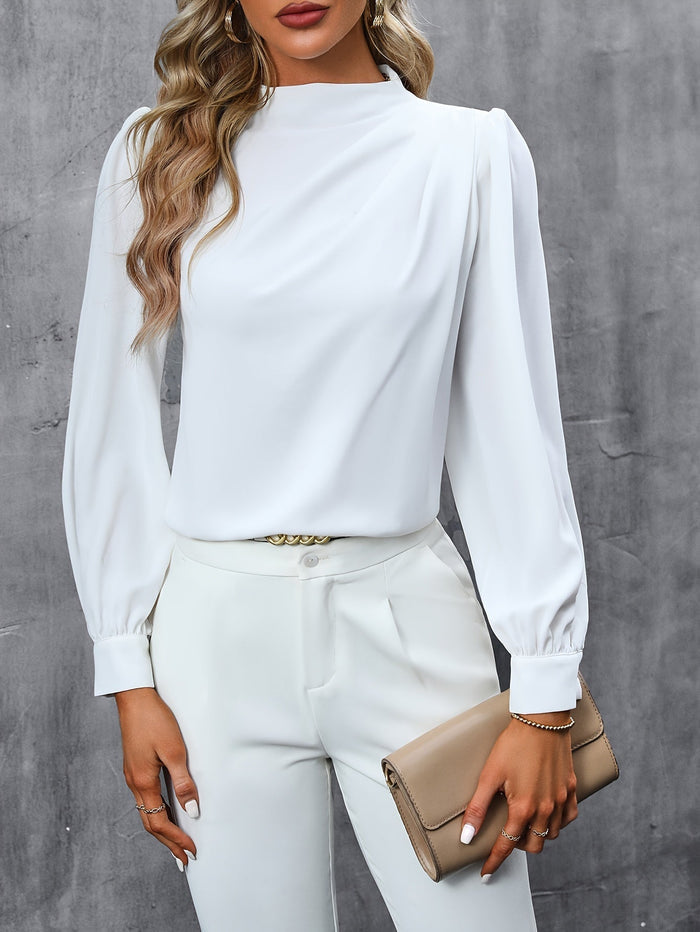 Elva - Gegolfde Blouse Dames