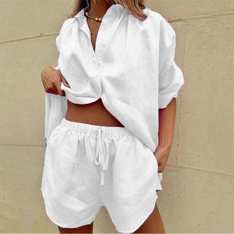 Danique - Luchtige Blouse & Broek Set