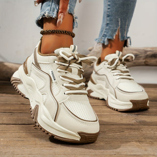 Dames Sneakers met Hoge Zool – Casual, Geschikt voor Dagelijks Gebruik, Met Verhoogde Zool