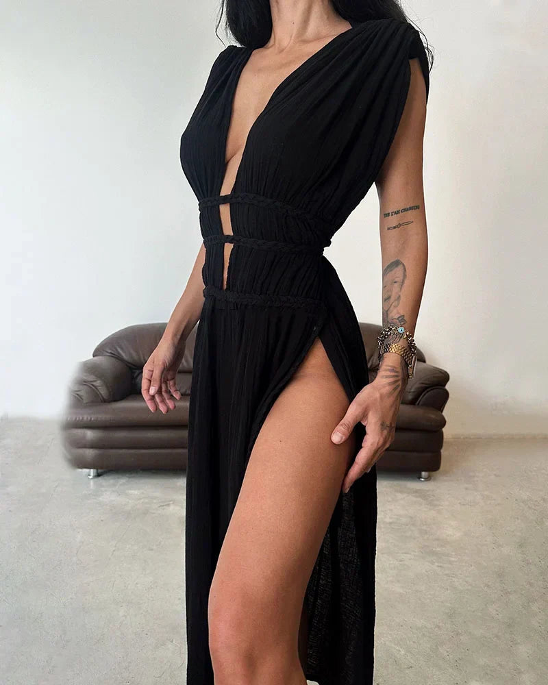 Beach Dress |Dames strandjurk met luchtige pasvorm en chique zomerse uitstraling voor strand en avond