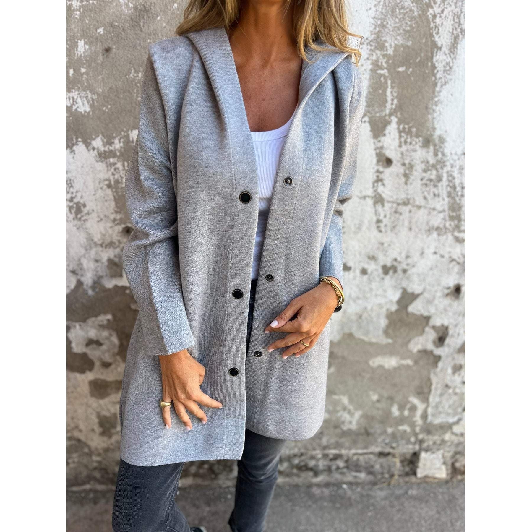 Herfstjas | Dames tussen jas met strakke lijnen en tijdloos design