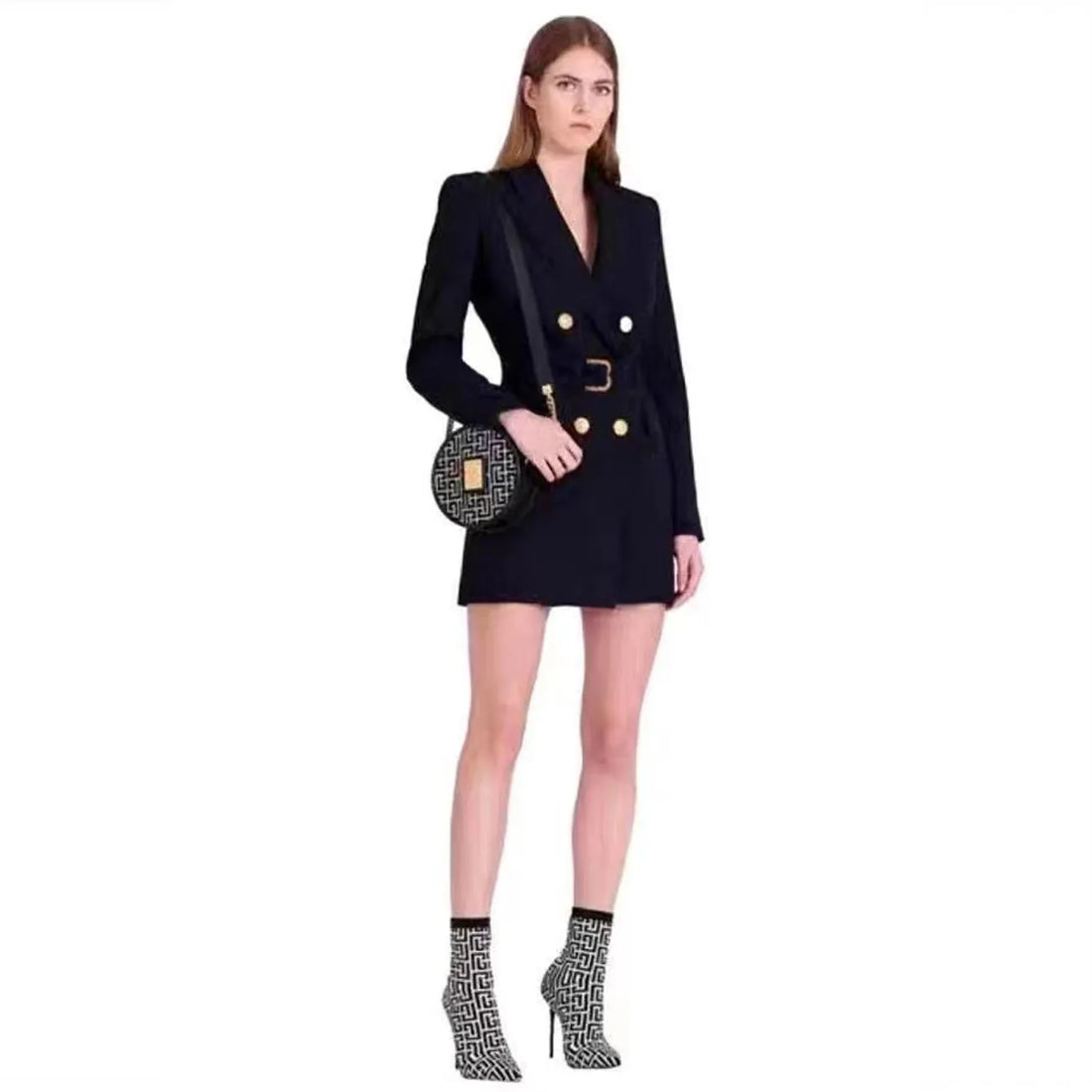 Faviola - Elegante Blazerjurk Met Luxe Knopen