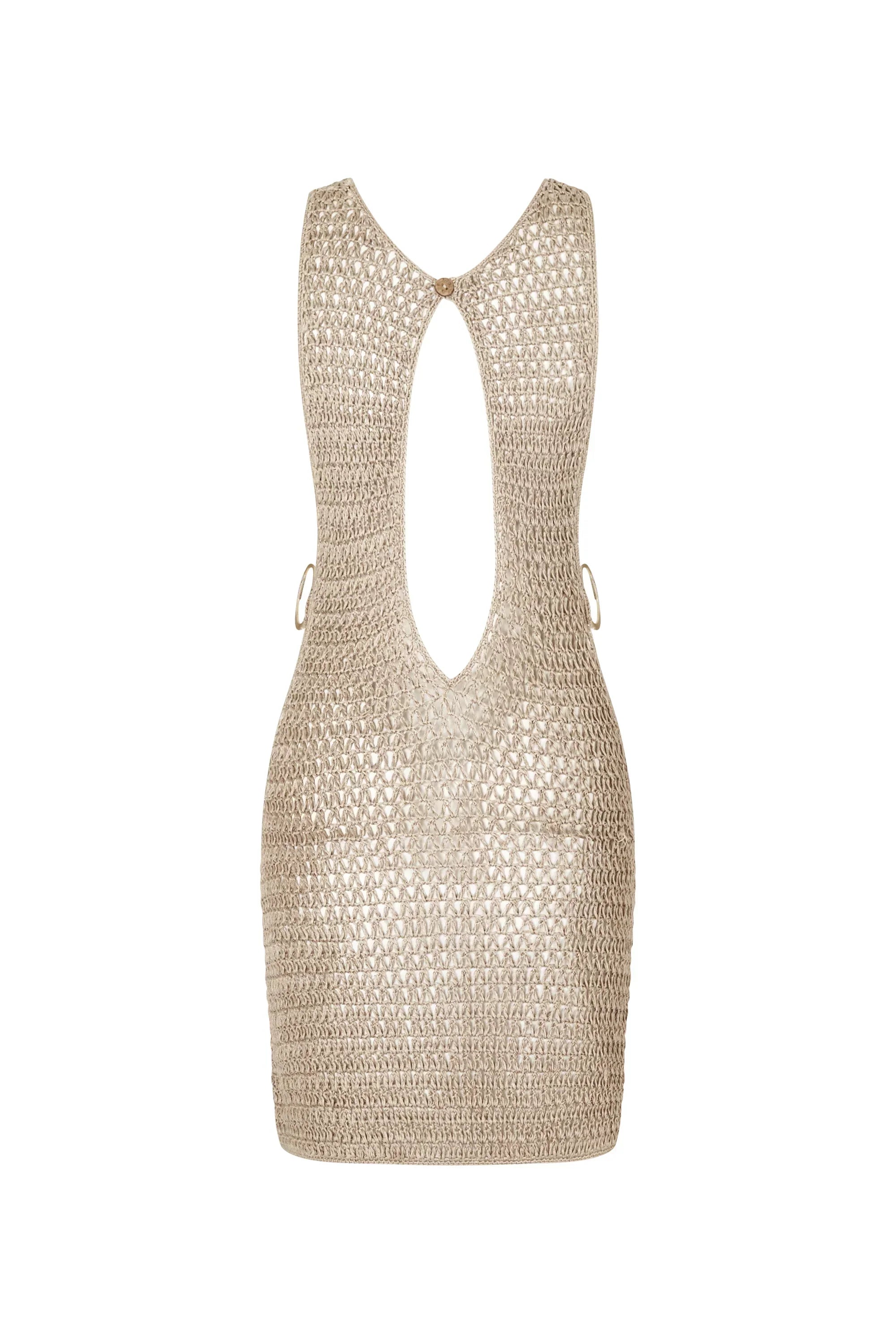 Zora Strandjurk | Dames strandjurk met luchtig gebreid design en boho flair voor zomerse dagen