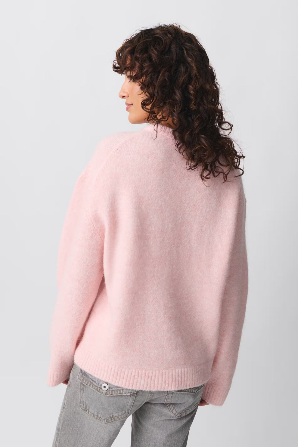 Georgie - Gebreide zachte damestrui | Oversized trui met ronde hals