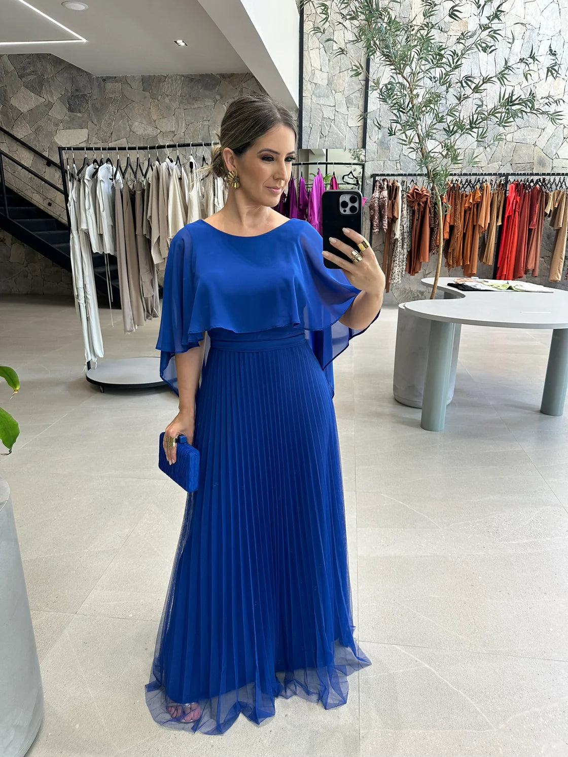 Glenda - Elegante Lange Jurk