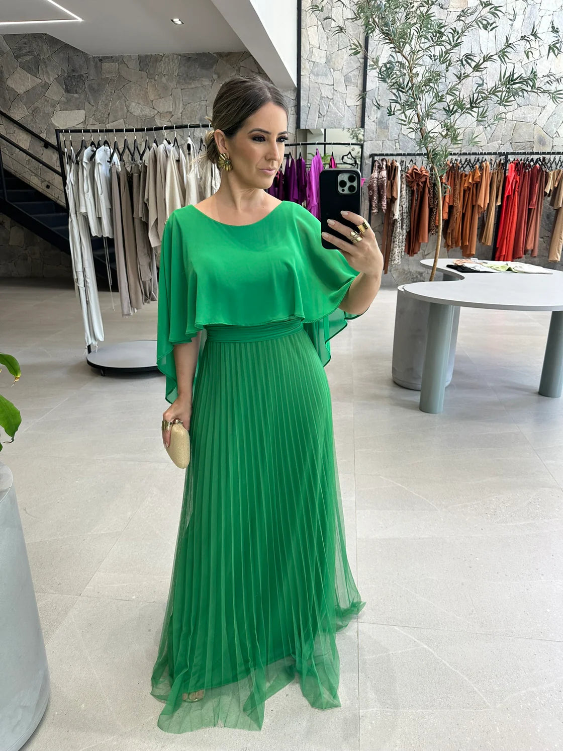 Glenda - Elegante Lange Jurk