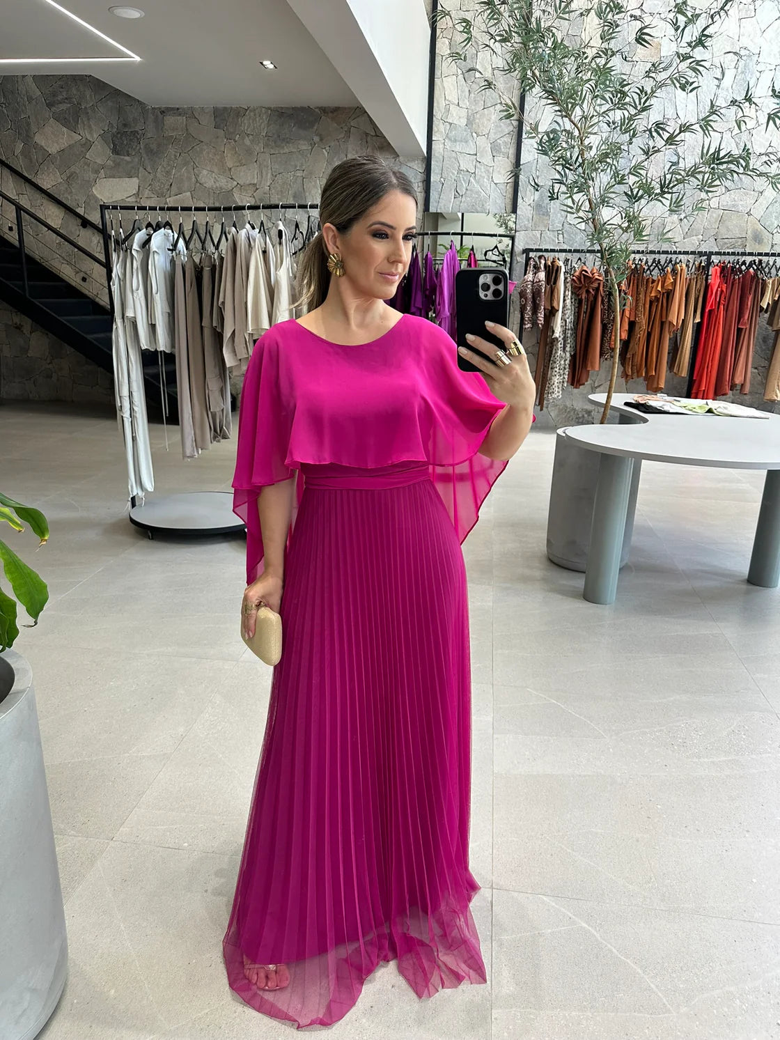 Glenda - Elegante Lange Jurk