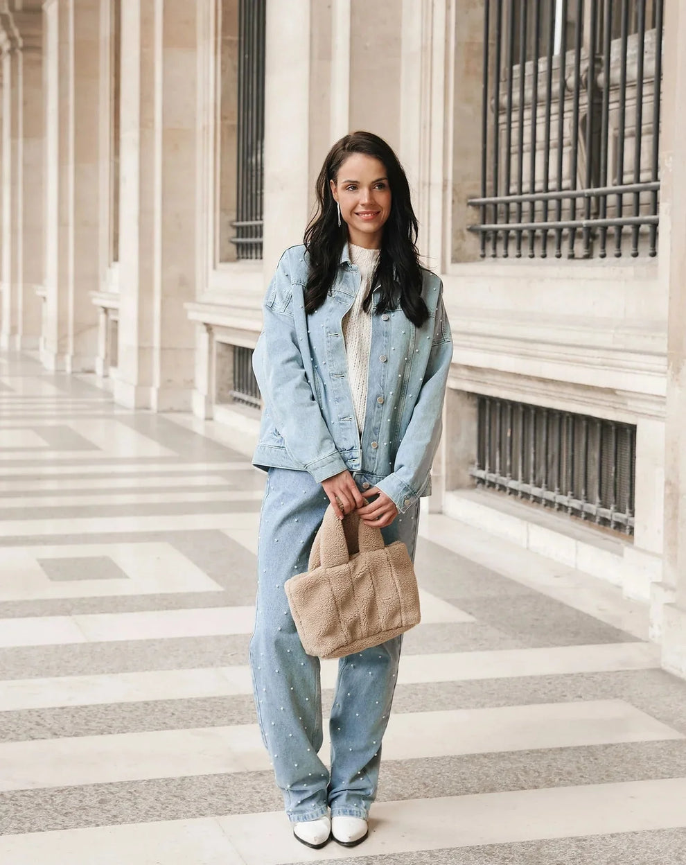 Hailey Denim Glitter Jeans | Dames spijkerbroek met sprankelende details en comfortabele pasvorm