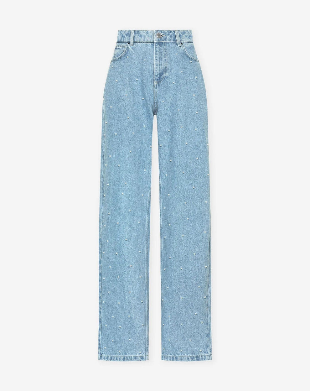 Hailey Denim Glitter Jeans | Dames spijkerbroek met sprankelende details en comfortabele pasvorm