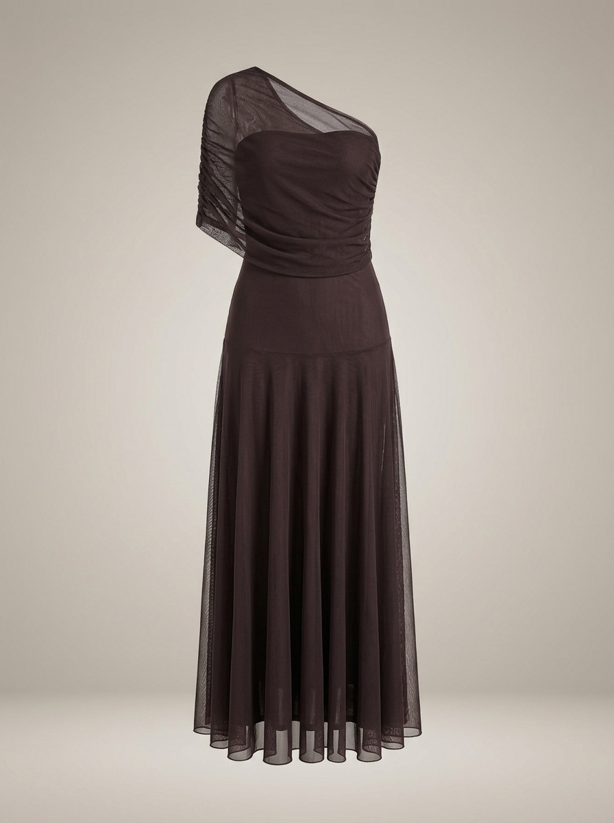 Dames Getailleerde Jurk – Strapless, Hoge Split, Geschikt voor Feestelijke Gelegenheden