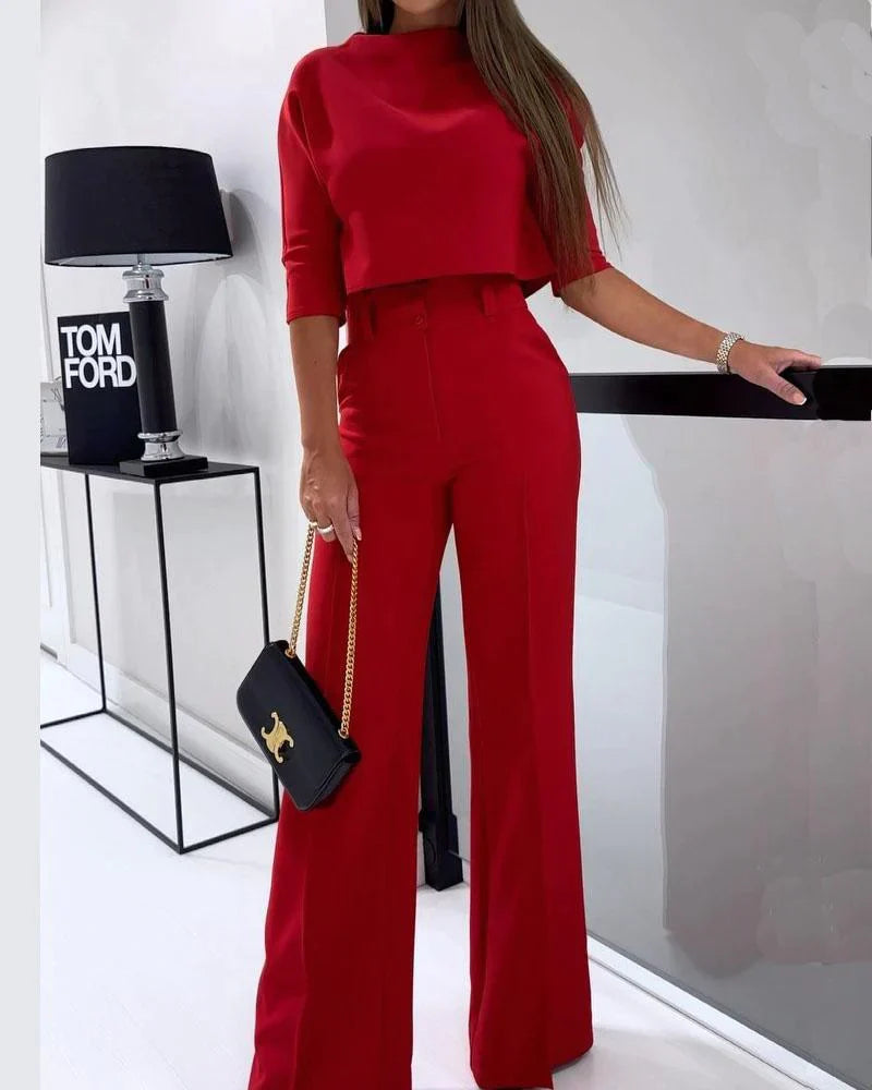 Tweedelige dames set – Minimalistisch, stijlvol en comfortabel voor elke gelegenheid