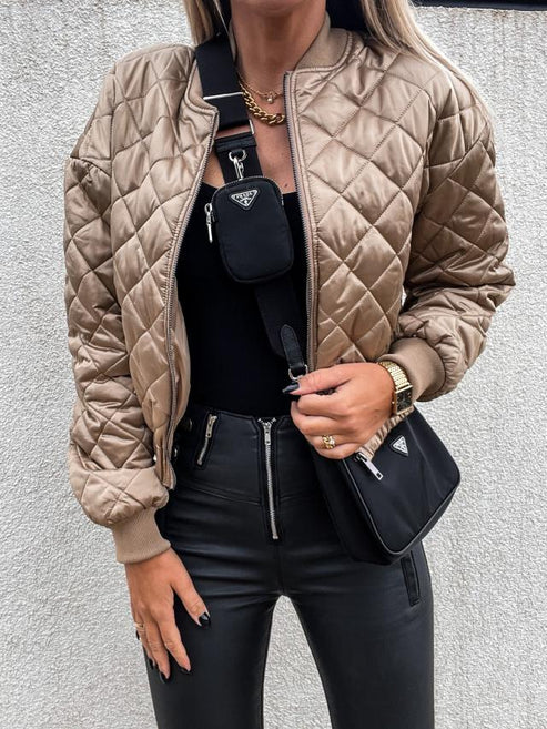 Iella bomberjack dames | Gewatteerd jack met moderne stijl en warme pasvorm
