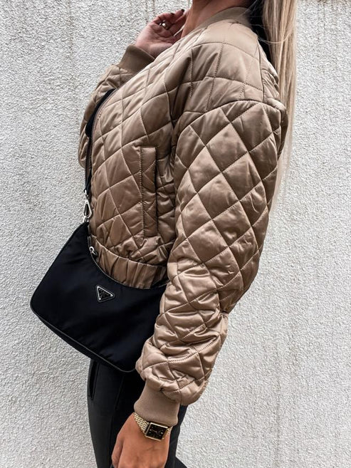 Iella bomberjack dames | Gewatteerd jack met moderne stijl en warme pasvorm