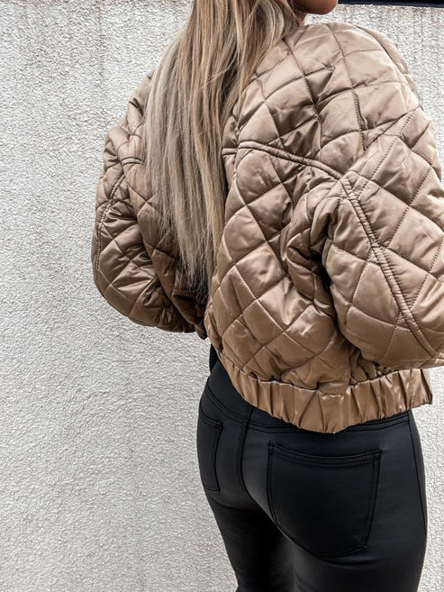 Iella bomberjack dames | Gewatteerd jack met moderne stijl en warme pasvorm