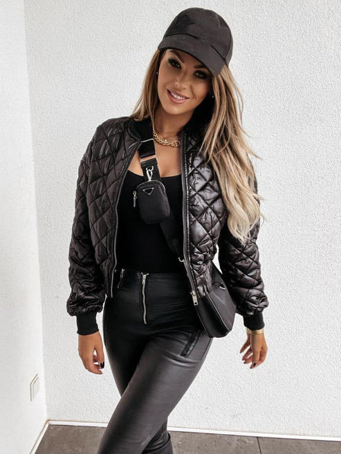 Iella bomberjack dames | Gewatteerd jack met moderne stijl en warme pasvorm