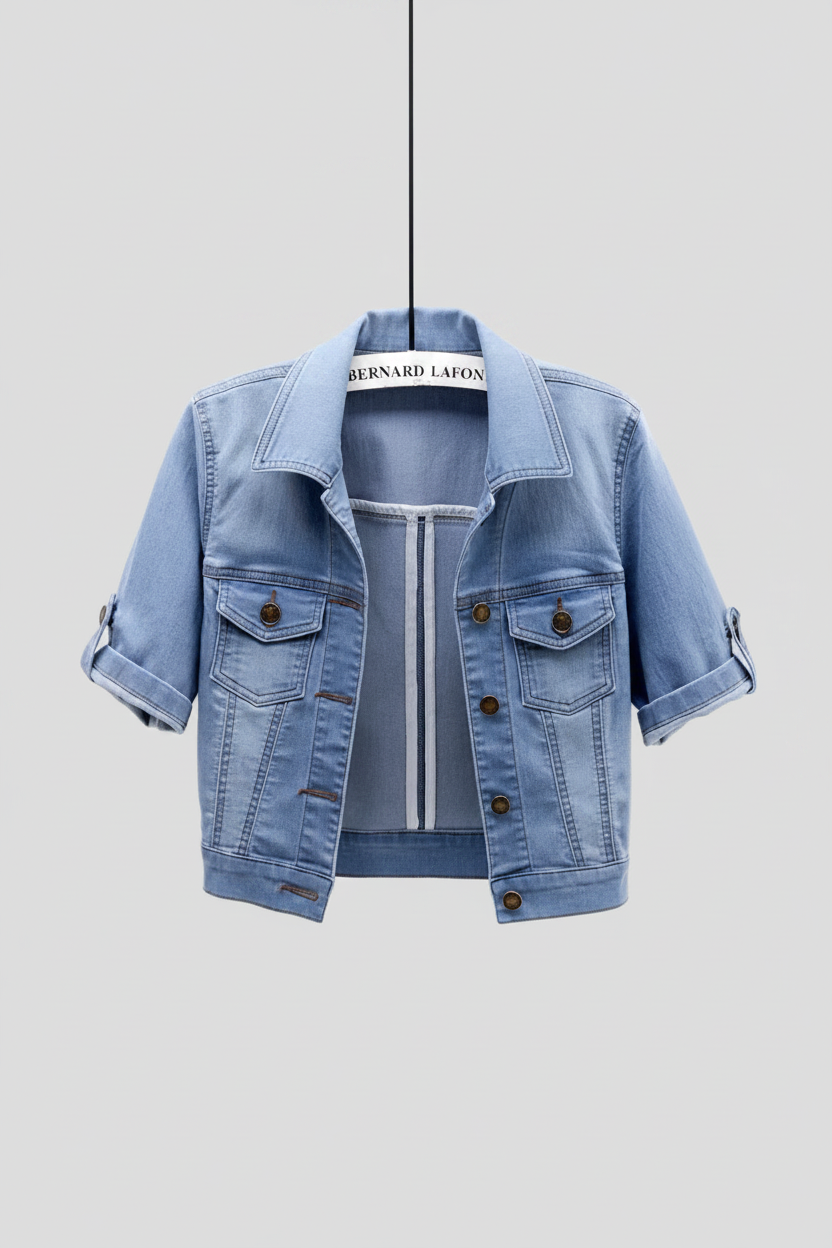 Roosmarijn | Korte Jeansjacke voor dames – stijlvol en ademend denim voor warme dagen