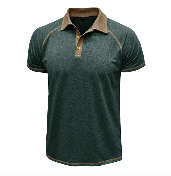 Heren Slim Fit Polo – Casual voor Dagelijks Gebruik, Met Korte Mouwen