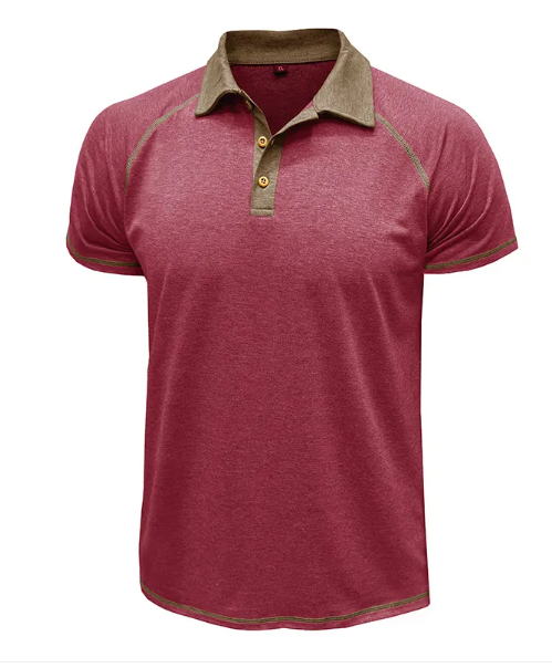 Heren Slim Fit Polo – Casual voor Dagelijks Gebruik, Met Korte Mouwen