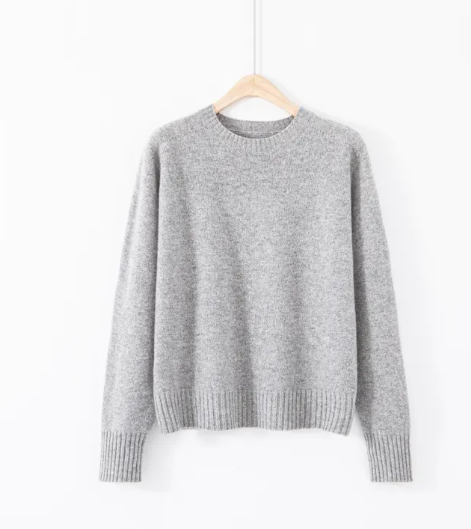 Georgie - Gebreide zachte damestrui | Oversized trui met ronde hals