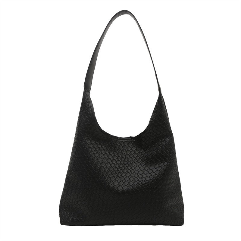 Benita Geweven Tas | Vegan Schoudertas met Pouch