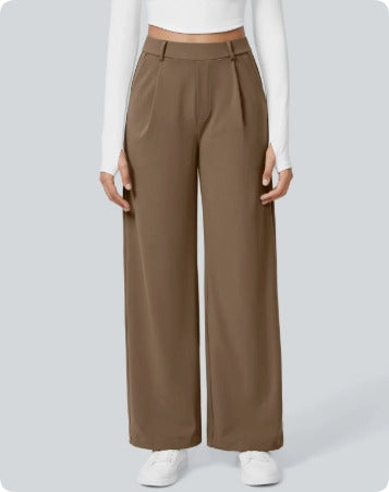 Hella Broek | Dames broek met hoge taille van zachte en elastische stof