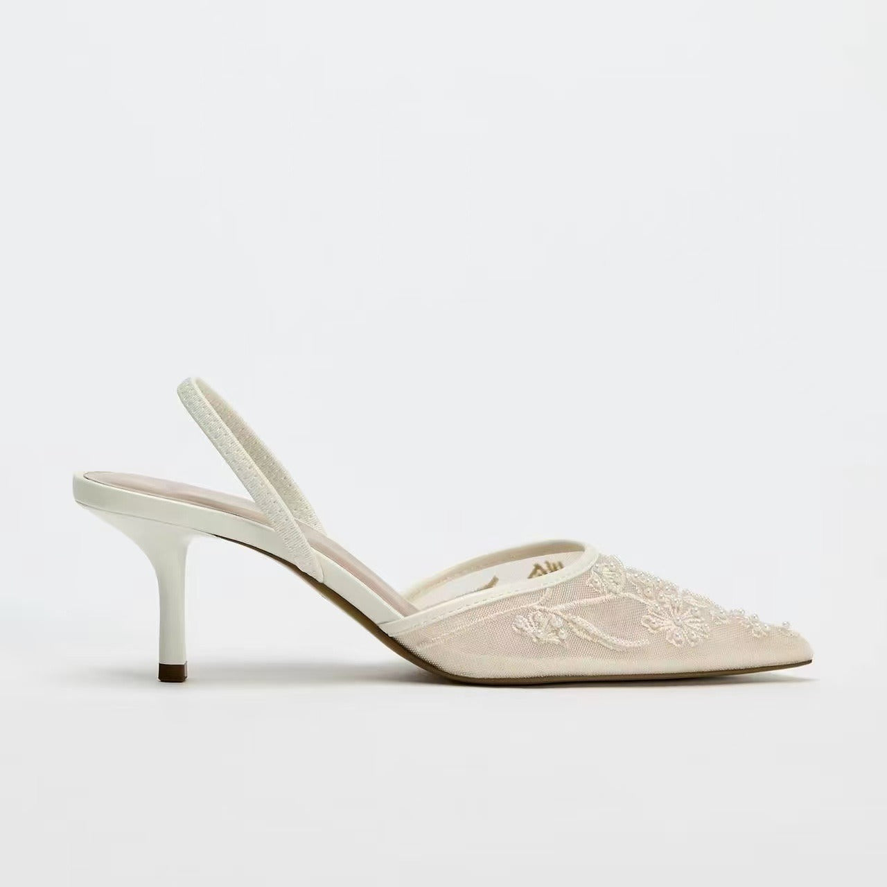 Dames Slim Fit Heels – Geschikt voor Feestelijke Gelegenheden, Met Borduursels
