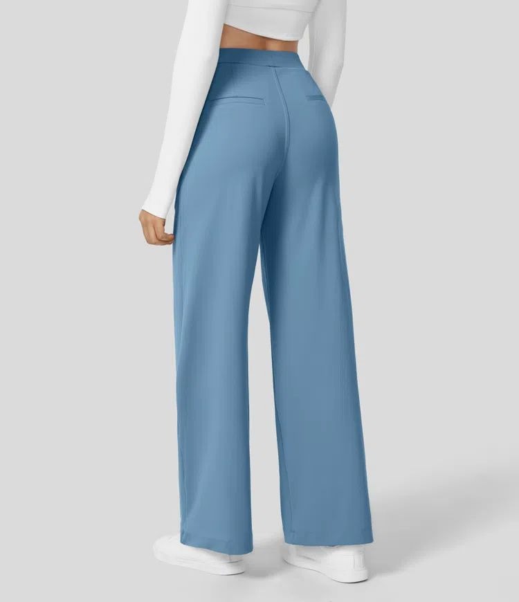 Hella Broek | Dames broek met hoge taille van zachte en elastische stof