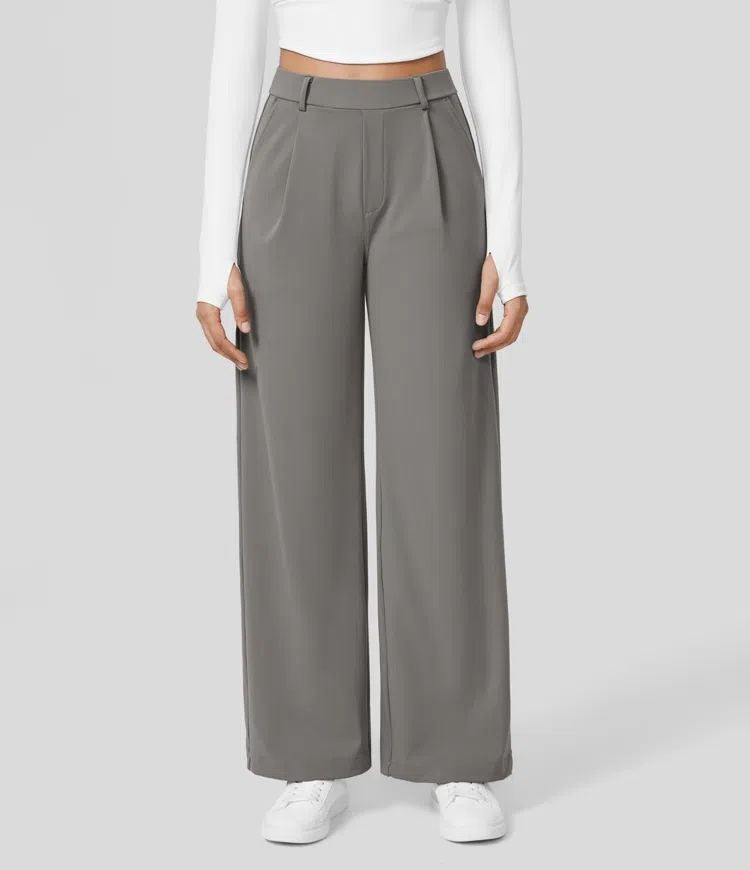 Hella Broek | Dames broek met hoge taille van zachte en elastische stof