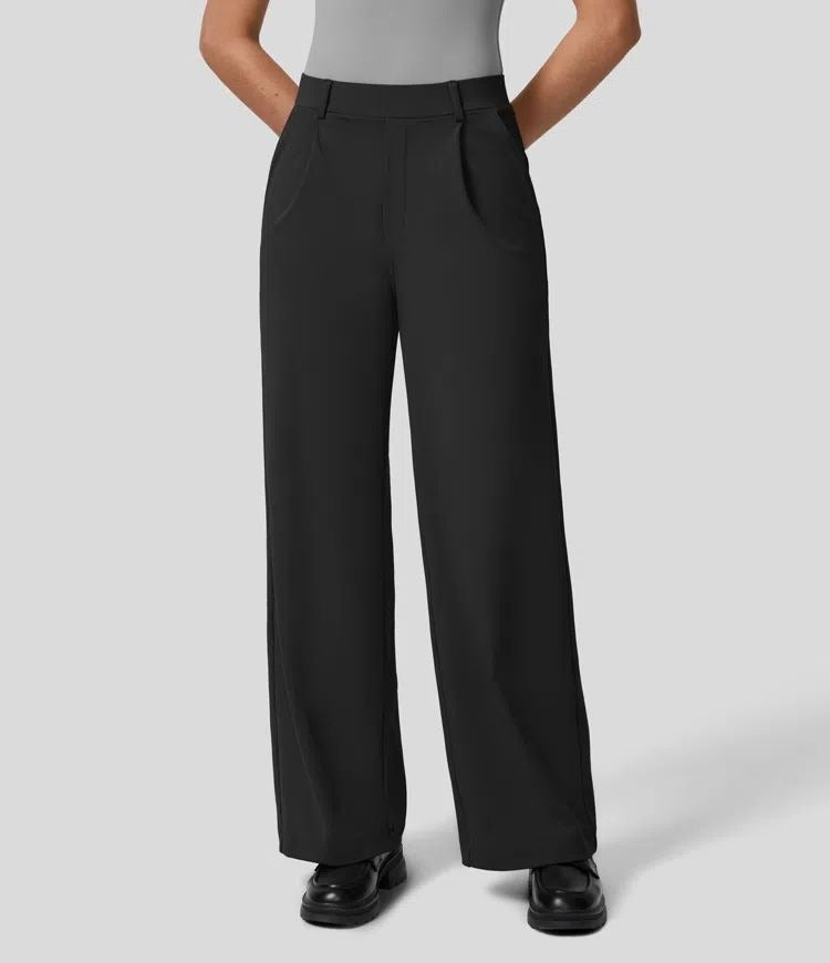 Hella Broek | Dames broek met hoge taille van zachte en elastische stof