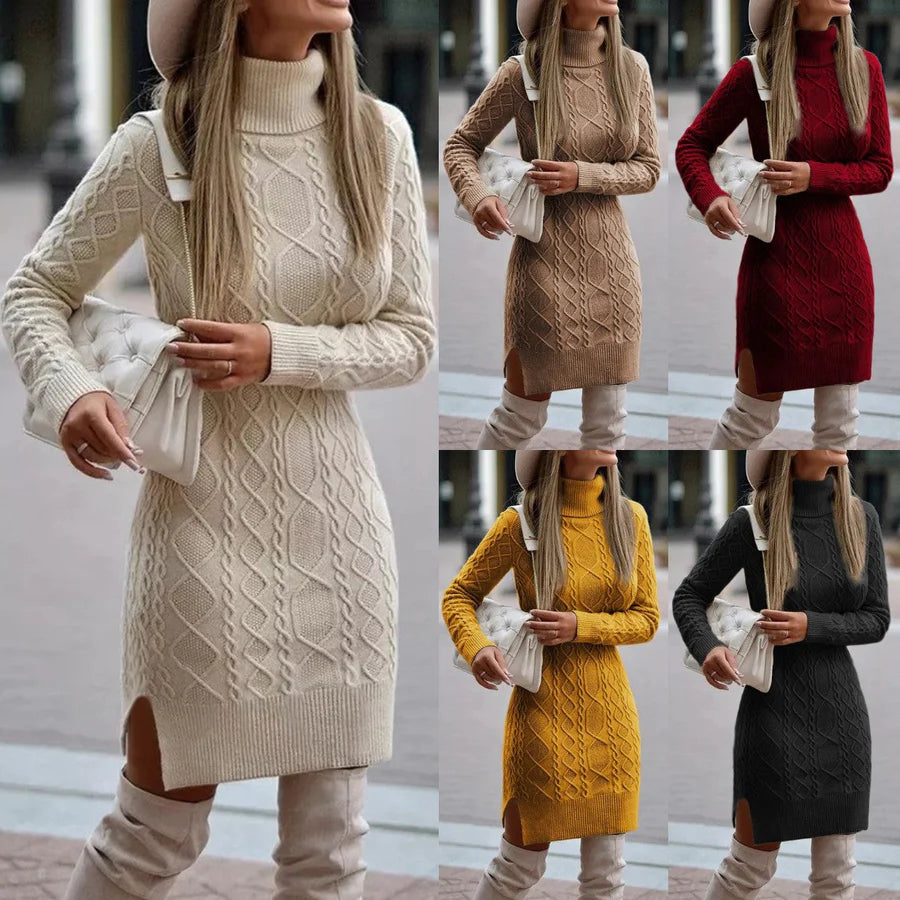 Inara - Elegante Gebreide Jurk