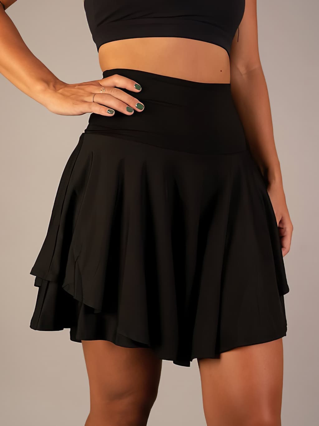 Dames sportrok met ingebouwde short – lichtgewicht en ademend voor actieve dagen - Jenay