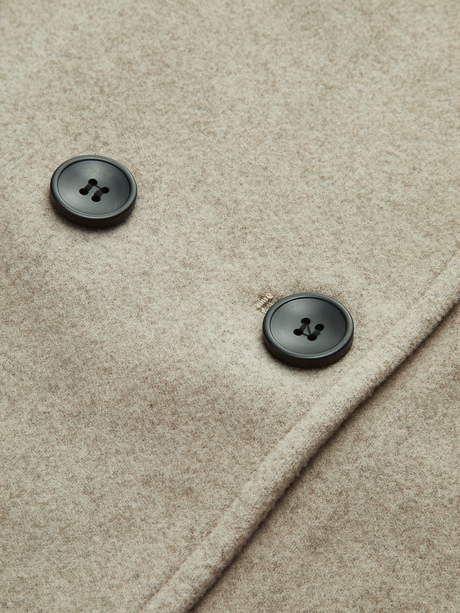 Herfstjas | Dames oversized jas met vintage details en casual stijl
