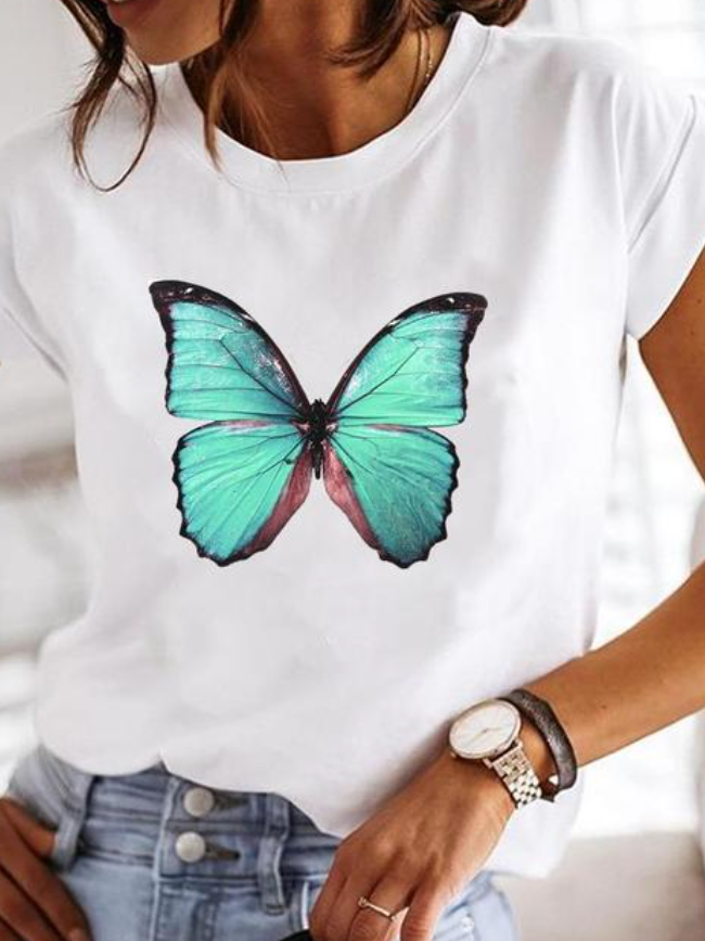 Jillian - Bedrukt T-Shirt Voor Dames