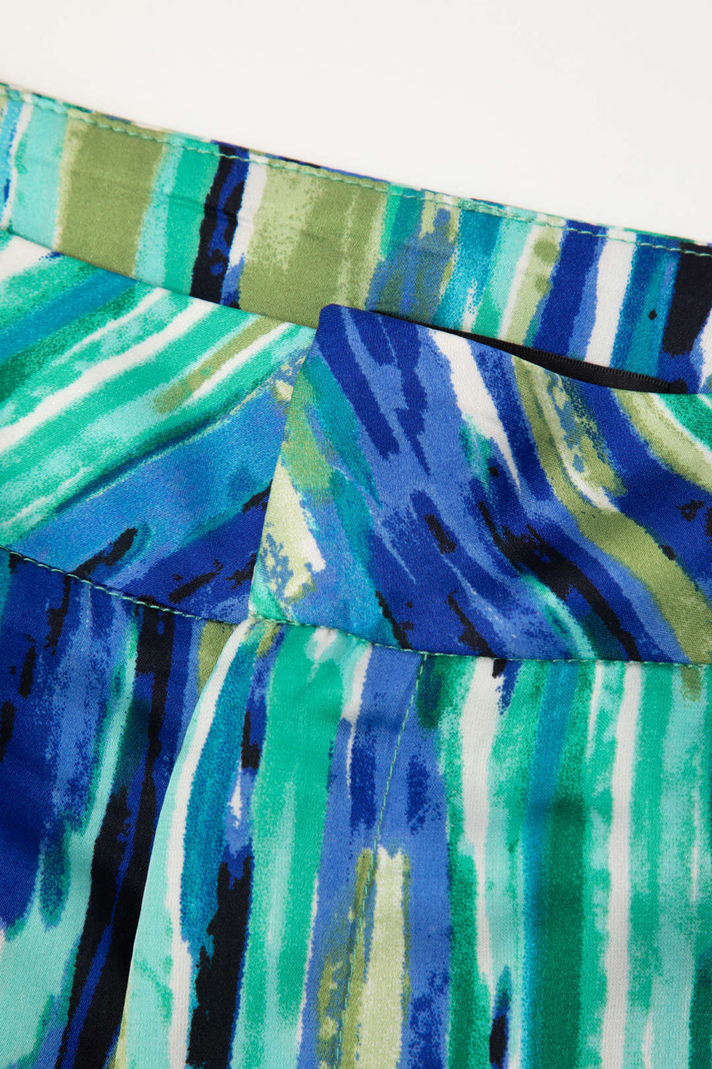Jossara - Marmerprint Hoge Taille Lange Broek